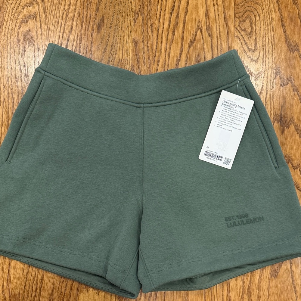 lululemon athletica Forest Green Athletic Shorts
